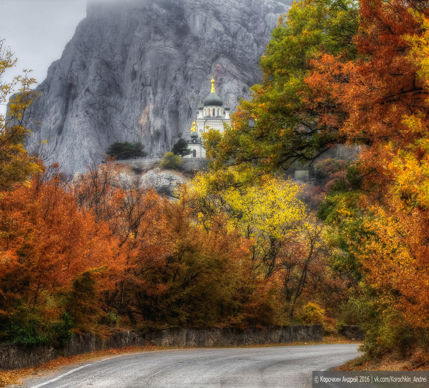 Осенний Крым Форос храм