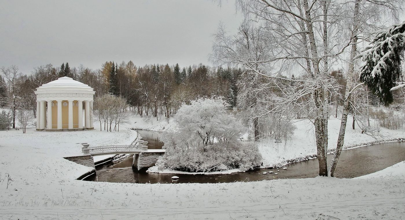 павловский парк зимой