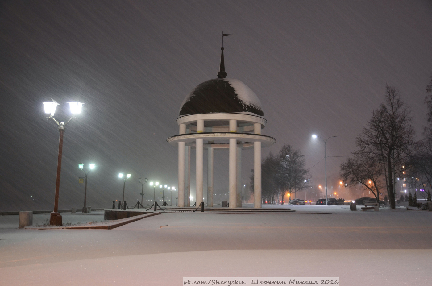 набережная петрозаводска зимой